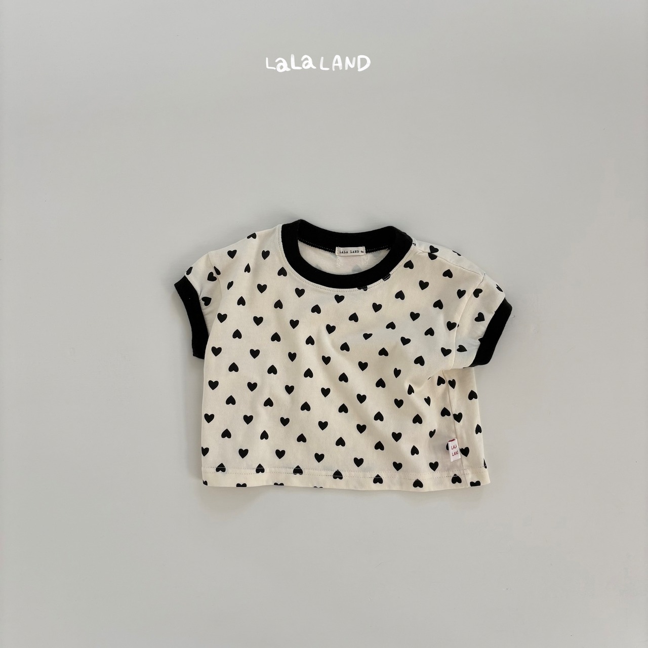 【取寄/韓国直送】LALALAND 26/SM （Baby）ハートドットTシャツ｜夏服｜韓国子供服