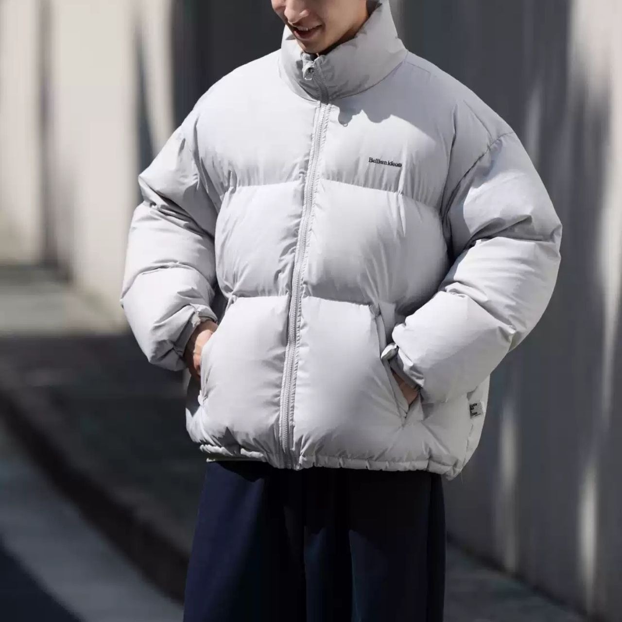 シンプルショートダウンジャケット　1015