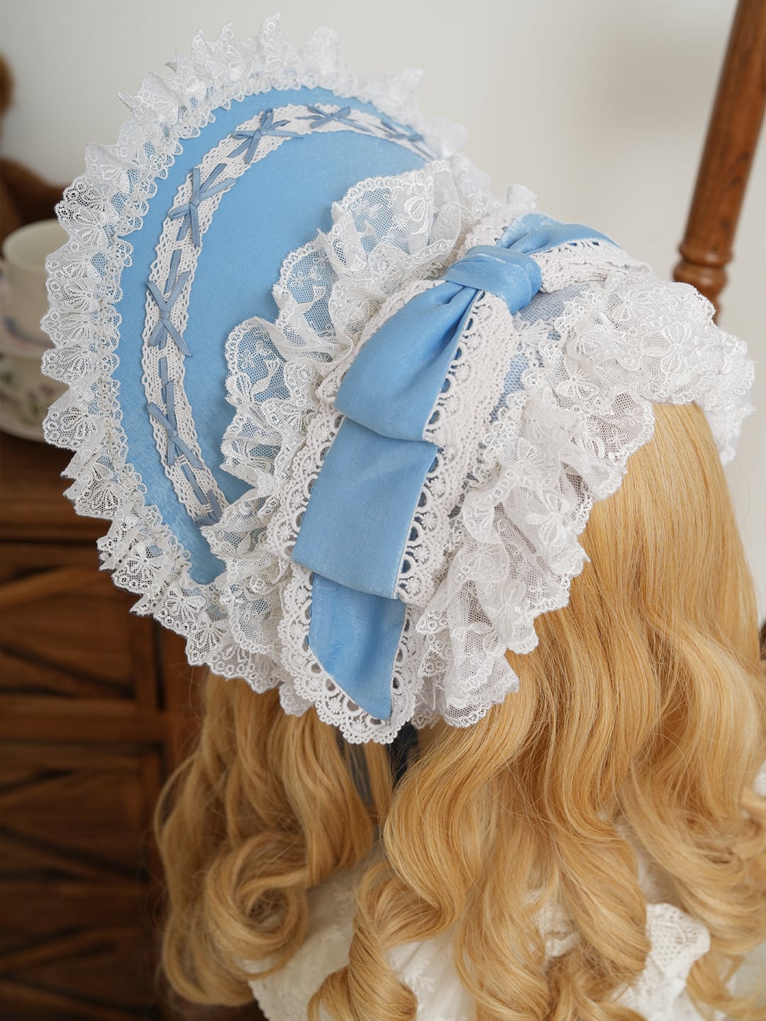 Fashion Show】あけぼのの供人 フリルブリムボンネット | HoshibakoWorks