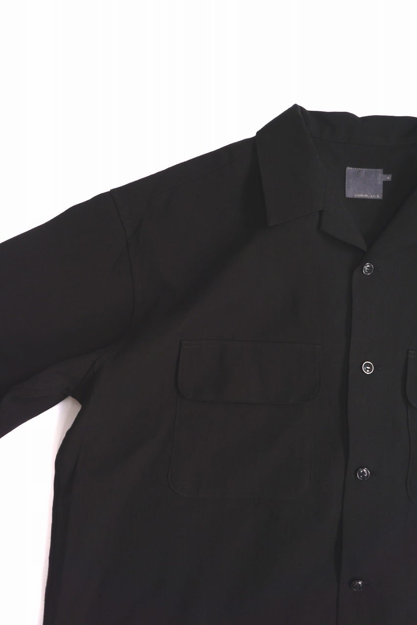 Li. Co. Poplin Open Collar Shirt