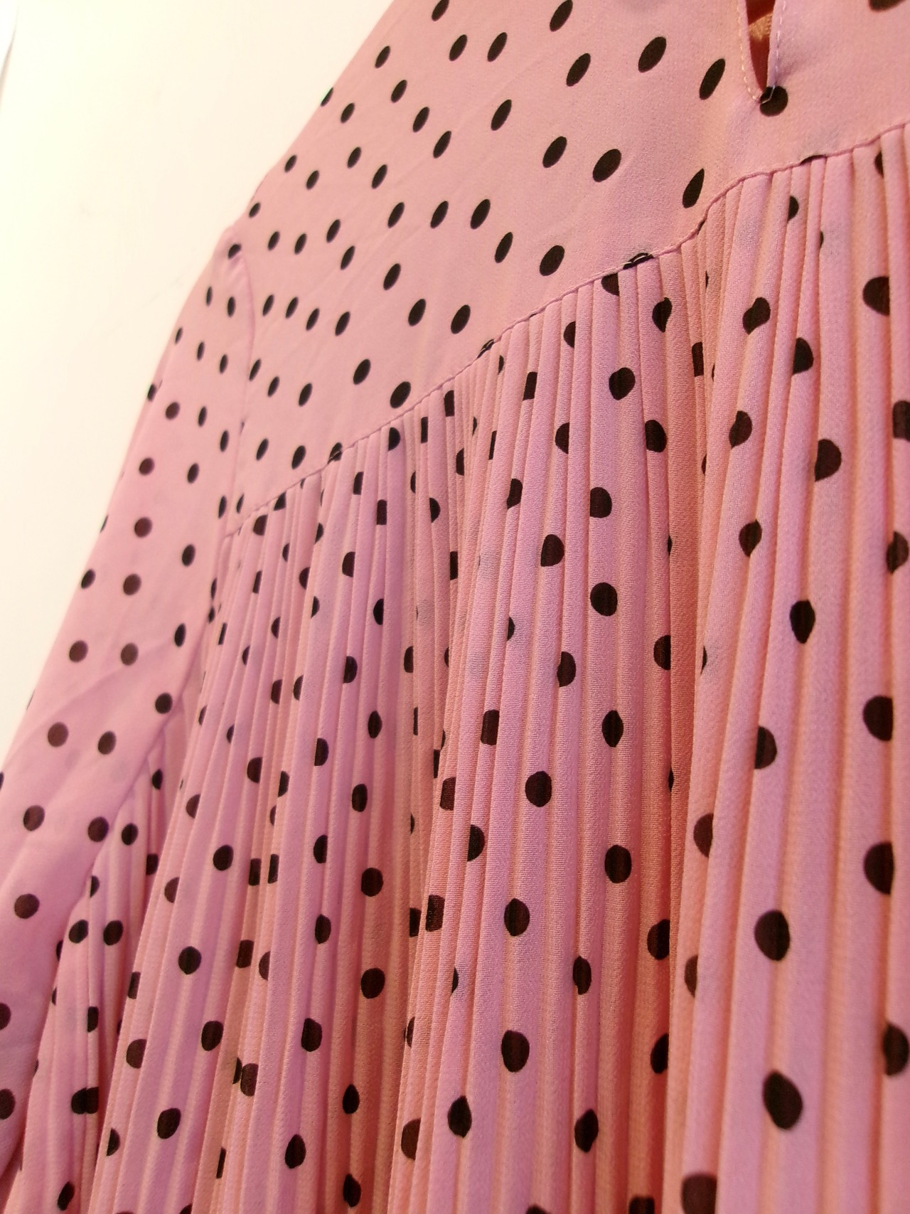 Dots pattern pleated Dress