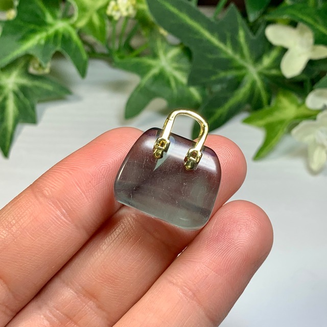 6.天然石とお出かけ☆フローライトカバン・バック