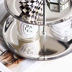 トレイ 多層 収納トレイ ステンレスラック 鍵 アクセサリー リビング 玄関 卓上 おしゃれ 可愛い インテリア スタイリッシュ 韓国 高さ34.5cm