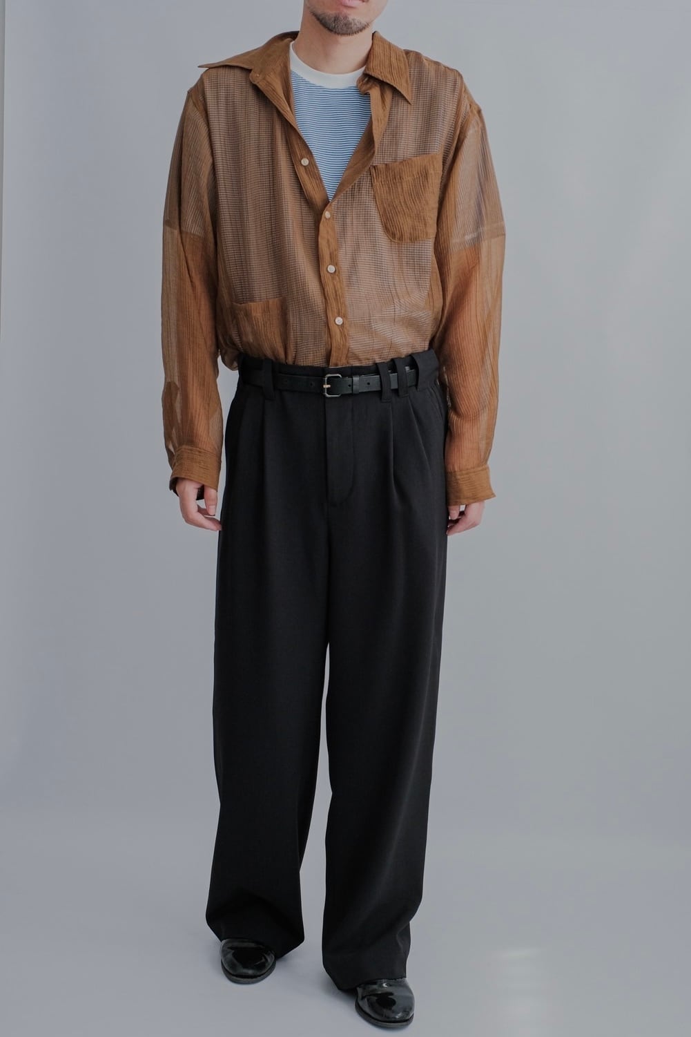 ABELIA EDWARD GOUCHA】ORDINARY SHIRT | puzzle