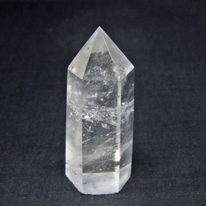 水晶 六角柱 ポイント 置物 一点物 142-10968