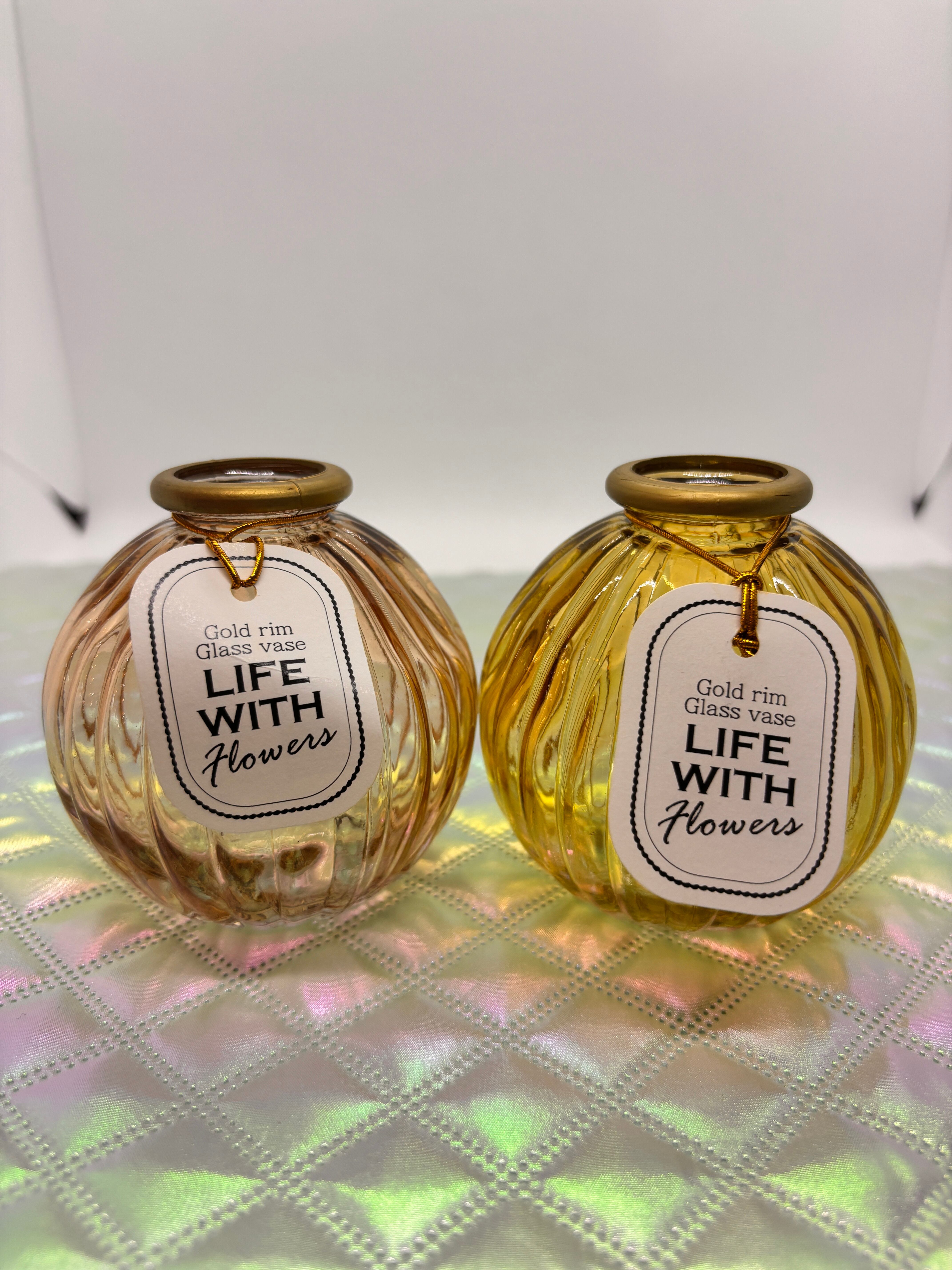 ゴールドリムグラスベースBALL