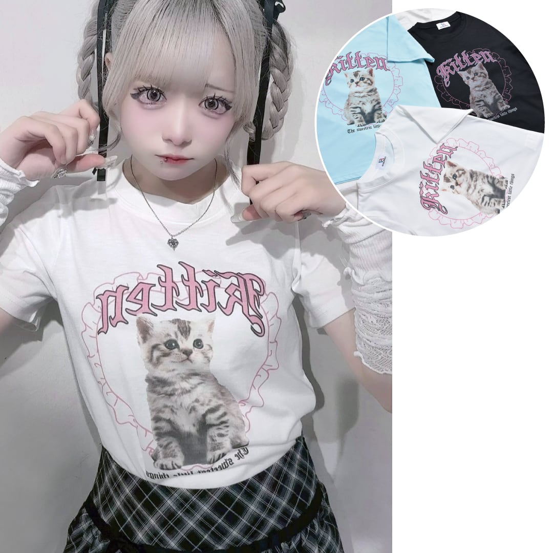 Kitten(子猫)ミニTシャツ | VOLCAN&APHRODITE 公式通販