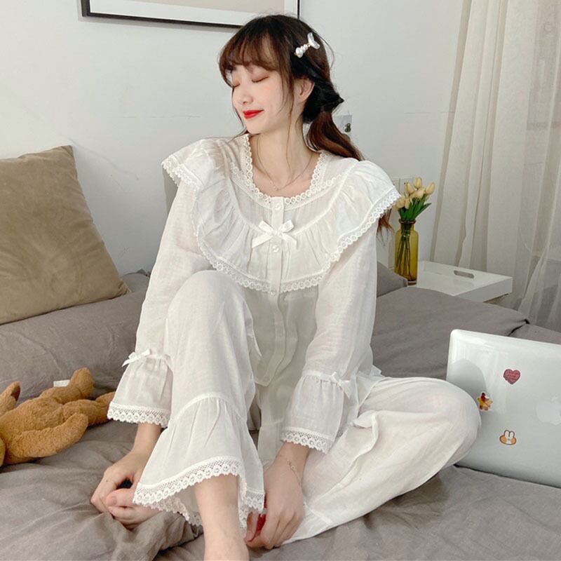 スプリングオータムスタイルレース ロング 大人ガーリー スウィート キュート カジュアル 春物 秋物 萌量不足38394969416