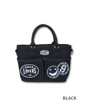 【直営限定ITEM】-TYPE D- パッチコンパクト3wayバッグ (BLACK)　CQ-49501H