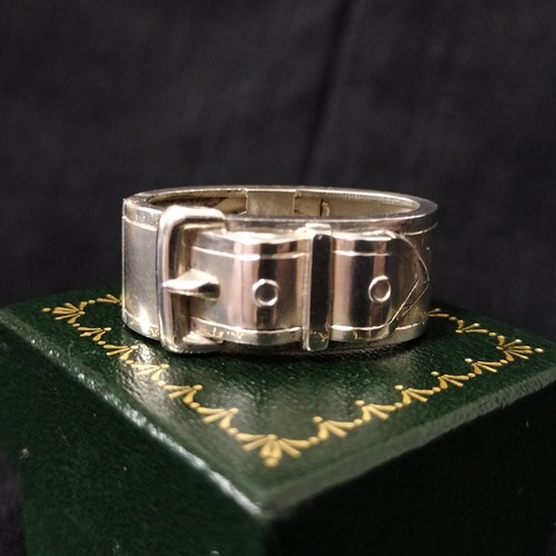 Antique Silver Scarf Ring Clip UK