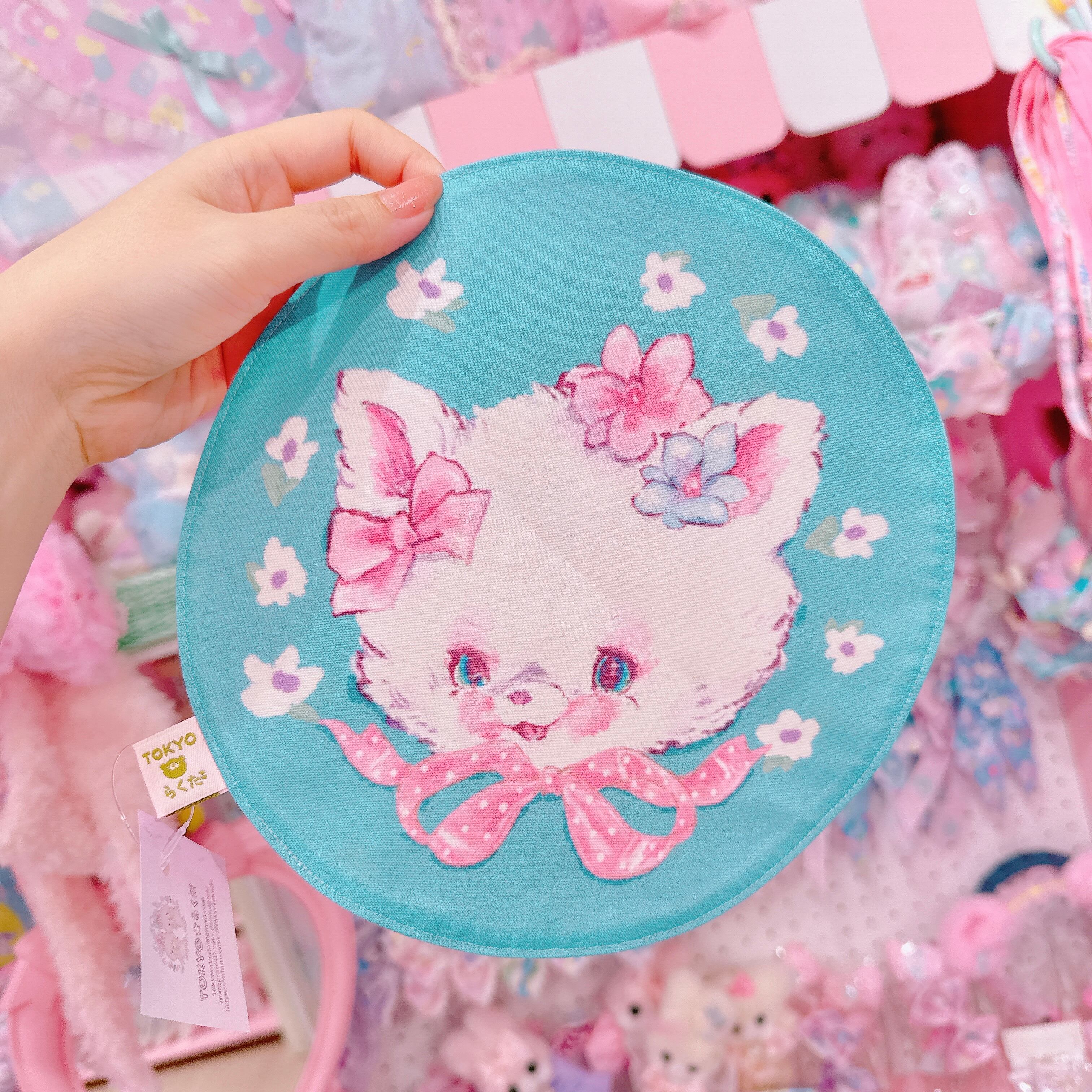 【A2】101-22サークルハンカチ（両面別柄）