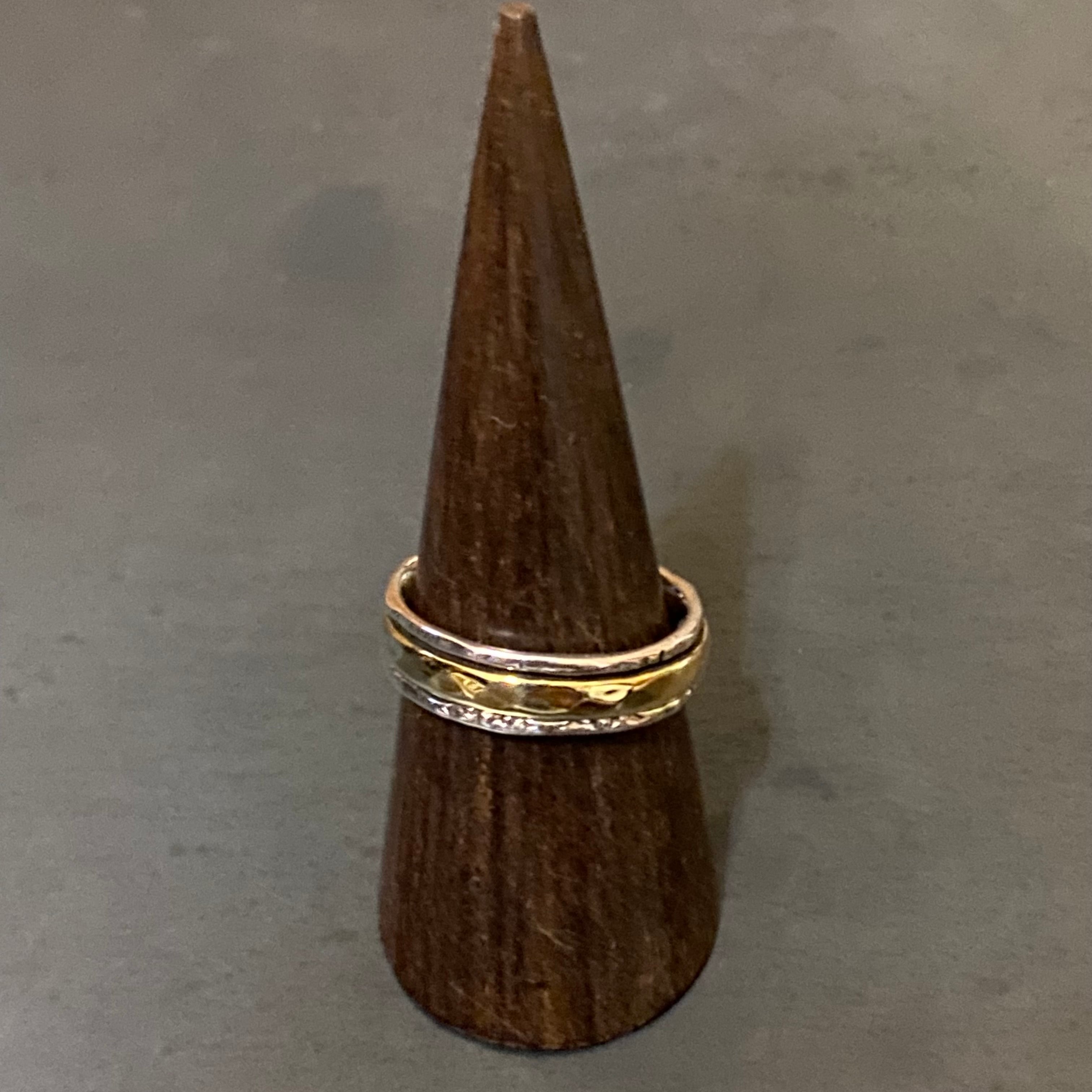 美品 オールドグッチ GUCCI ヘビー ラウンド モダンリング トム