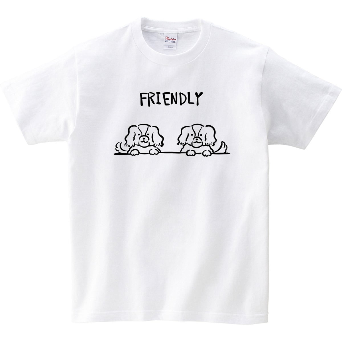 選べるデザイン キャバリア Tシャツ dog73 犬 美しい きゃばりあ ゆるい イラスト