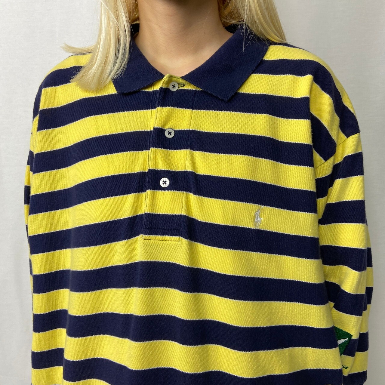 Polo Golf Ralph Lauren オールドラルフローレン 鹿の子 ボーダー 