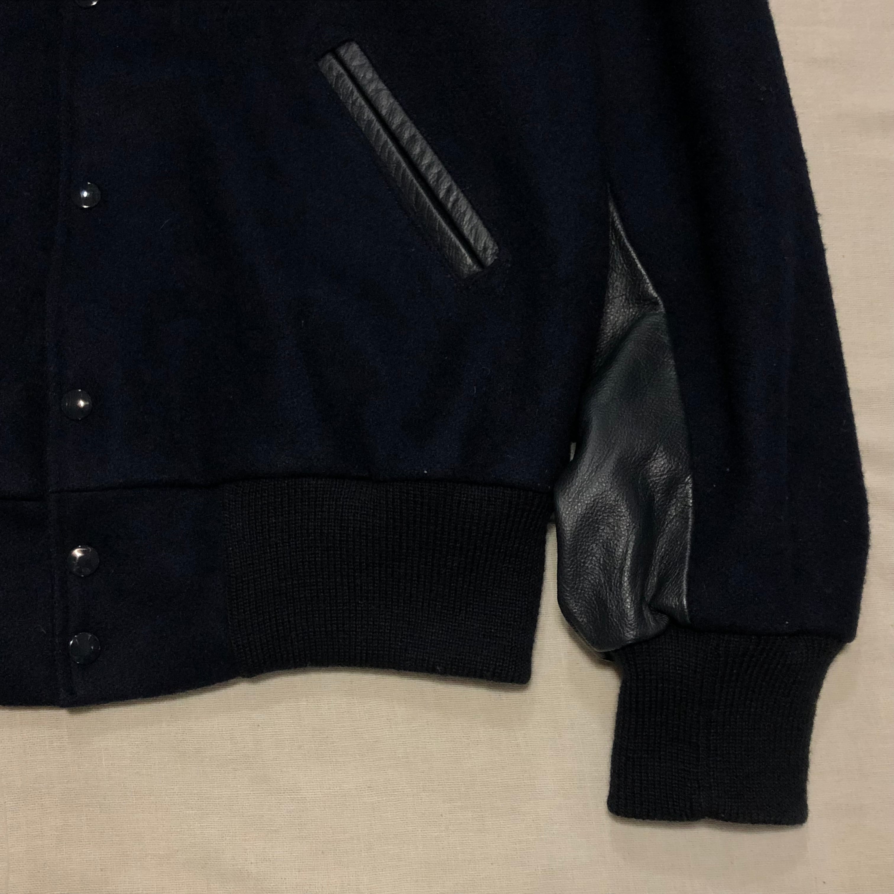 SKOOKUM LETTERMAN for ACE HOTEL スタジアムジャンパー ネイビー NAVY