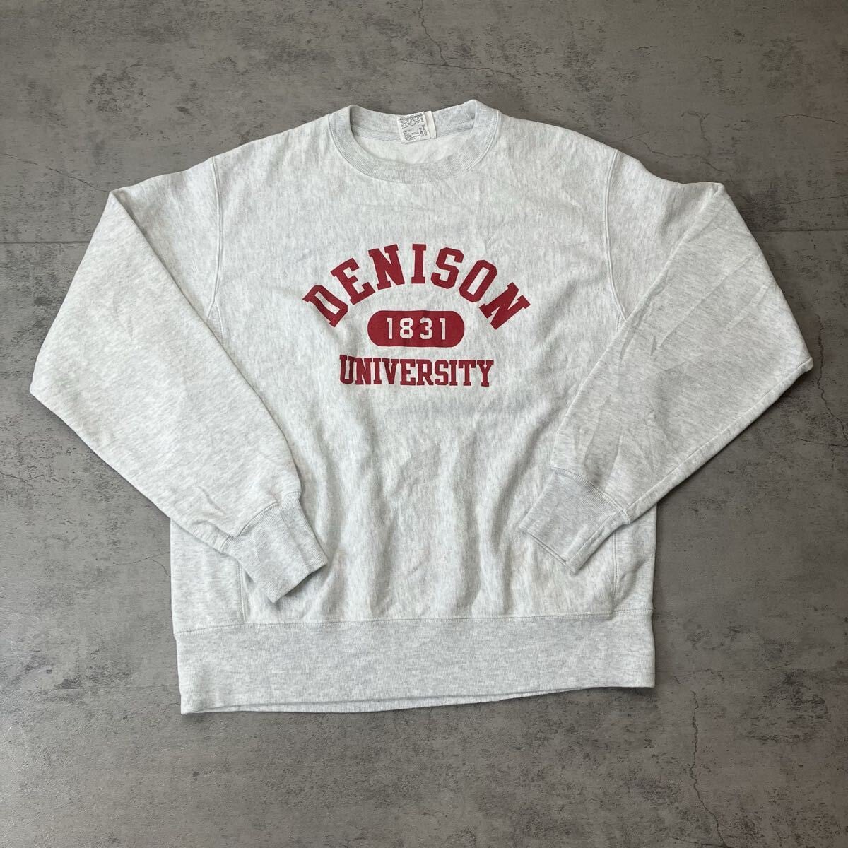 00s Champion REVERSE WEAVE DENISON UNIVERSITY カレッジスウェット