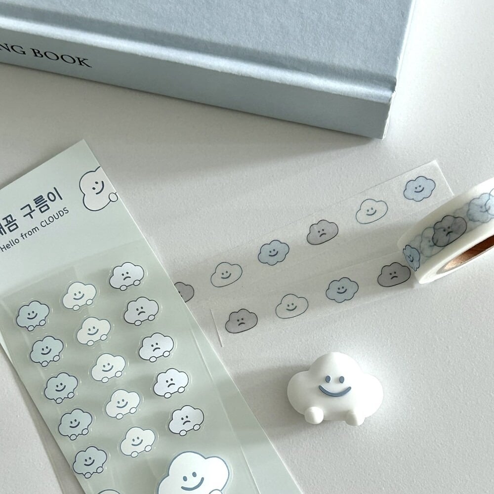 ブルーアーカイブ モモフレンズ マスキングテープ 非売品 mt clear sheet第6弾 水彩ウィンターモチーフ | オンラインストア限定