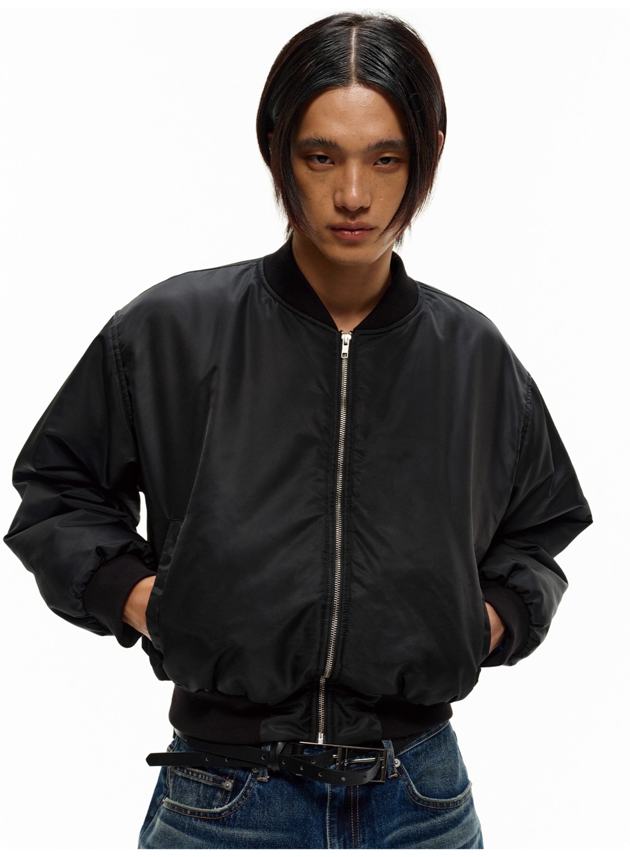 JCAESAR STUDIO Back Pleated 3M Bomber