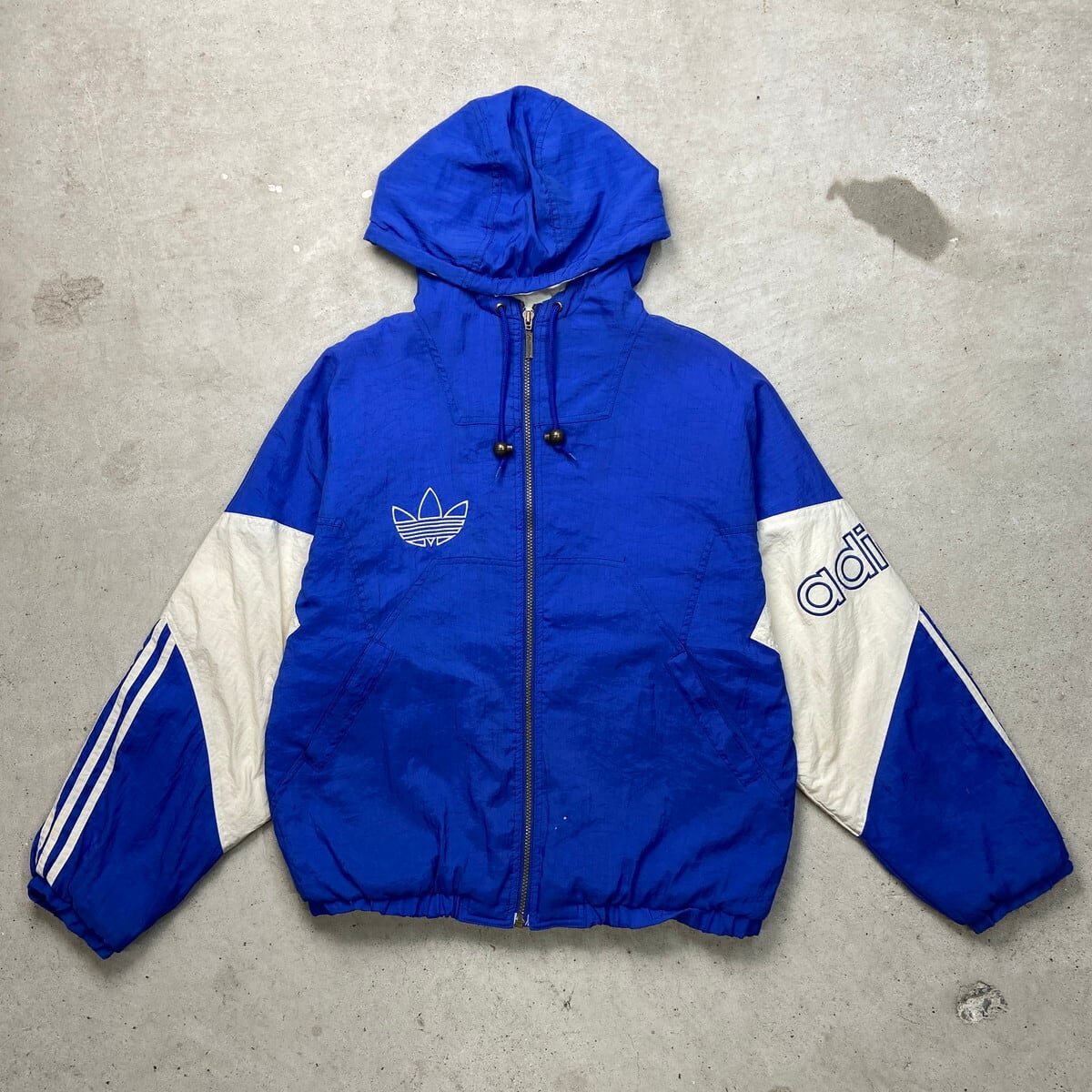 70's 80'sヴィンテージ　adidas ブルー　ジップアップジャケット 70's 80'sヴィンテージ adidas ブルー ジップアップジャケット 70's