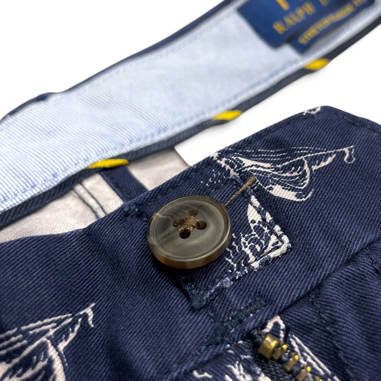 【新品】Polo Ralph Laure ポロラルフローレン ヨットプリント ストレッチチノショーツ ショートパンツ 【SPT-POLO-012】 - 5