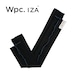 W by Wpc. UVカット 接触冷感アームカバー(ロング丈70cm・UPF50+・指穴付き)ブラック