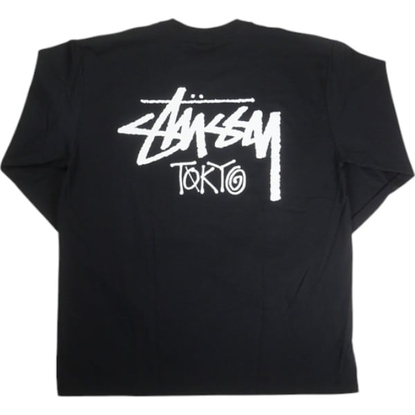 Size【S】 STUSSY ステューシー 24SS SURFWALK CREW BLACK