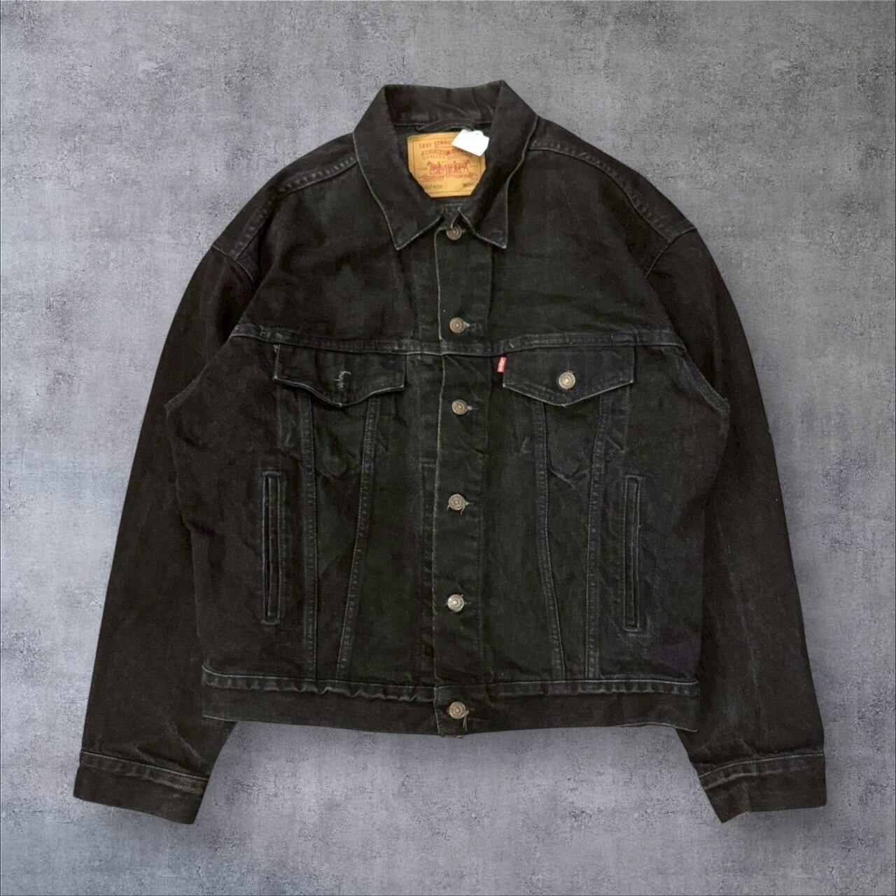 Made in USA】90's Levi's 70507-4159 Black Denim Jacket | spike osu