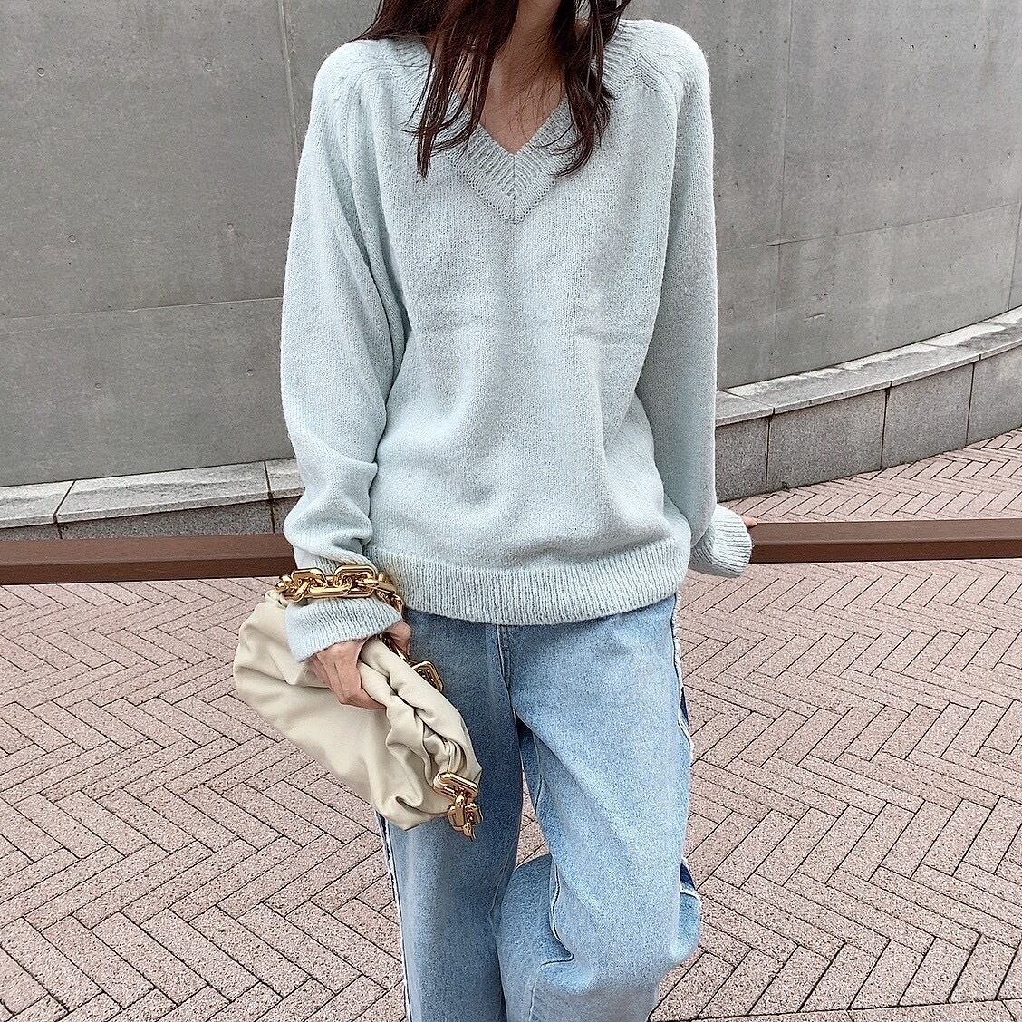 Daily v knit/ mint (12月中旬頃発送予定)