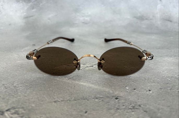 初期モデル】CHROME HEARTS クロムハーツ PILLS Ⅰ リムレス