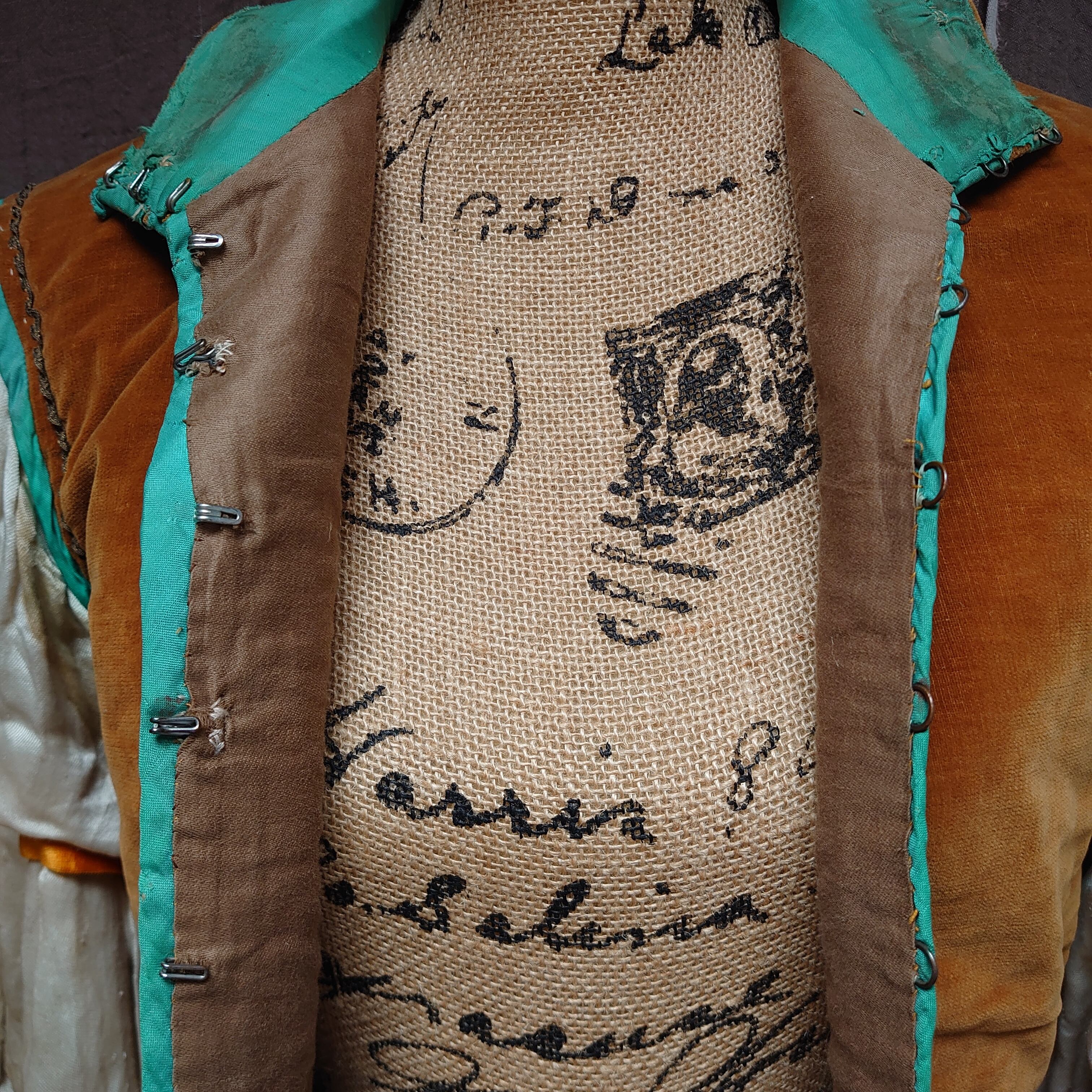 【1910〜20s】イギリス　アンティーク　舞台衣装　刺繍ジャケット