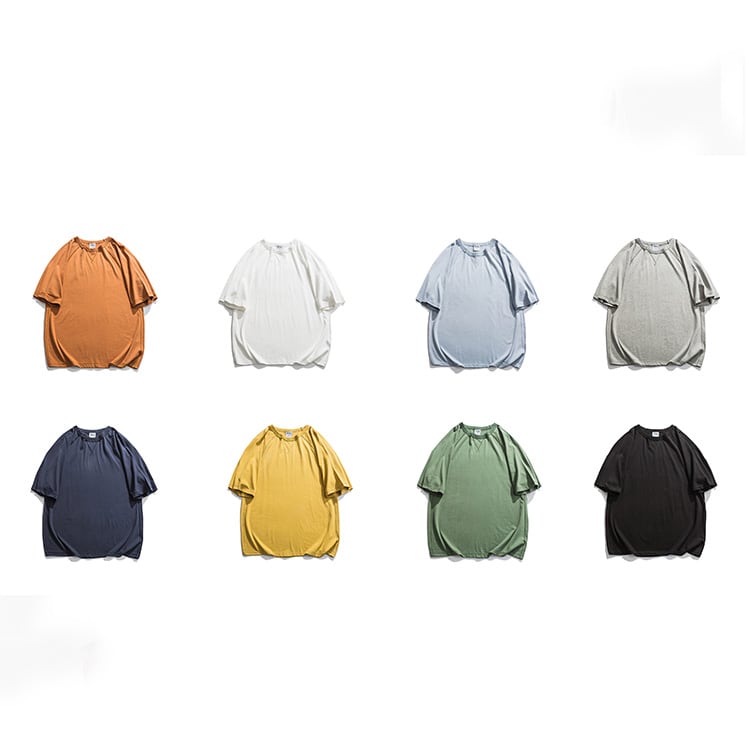 ★COLOR COTTON LOOSE T-SHIRT (unisex)　09040