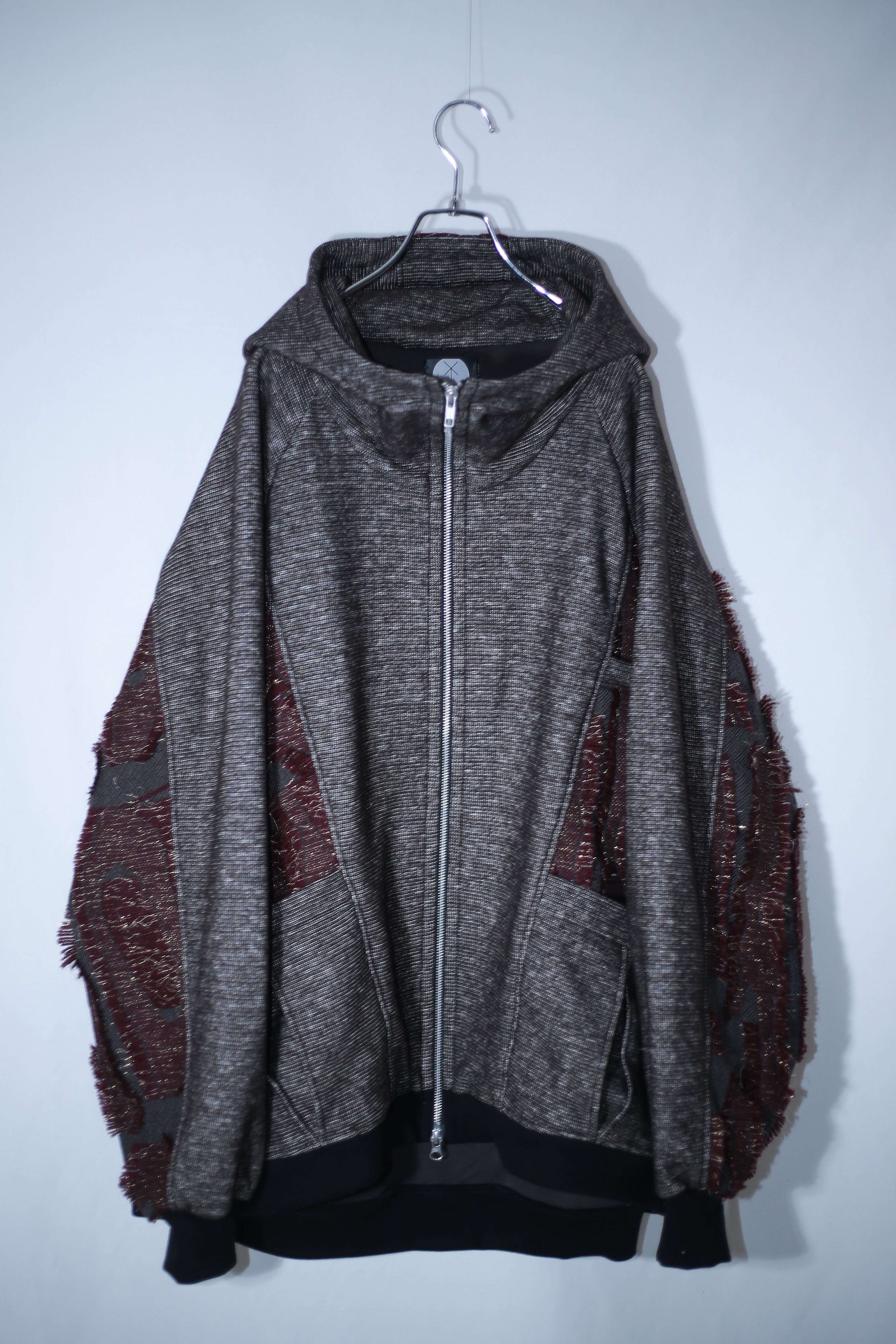 Dolman-Hoodie PW (brown/inbi red)