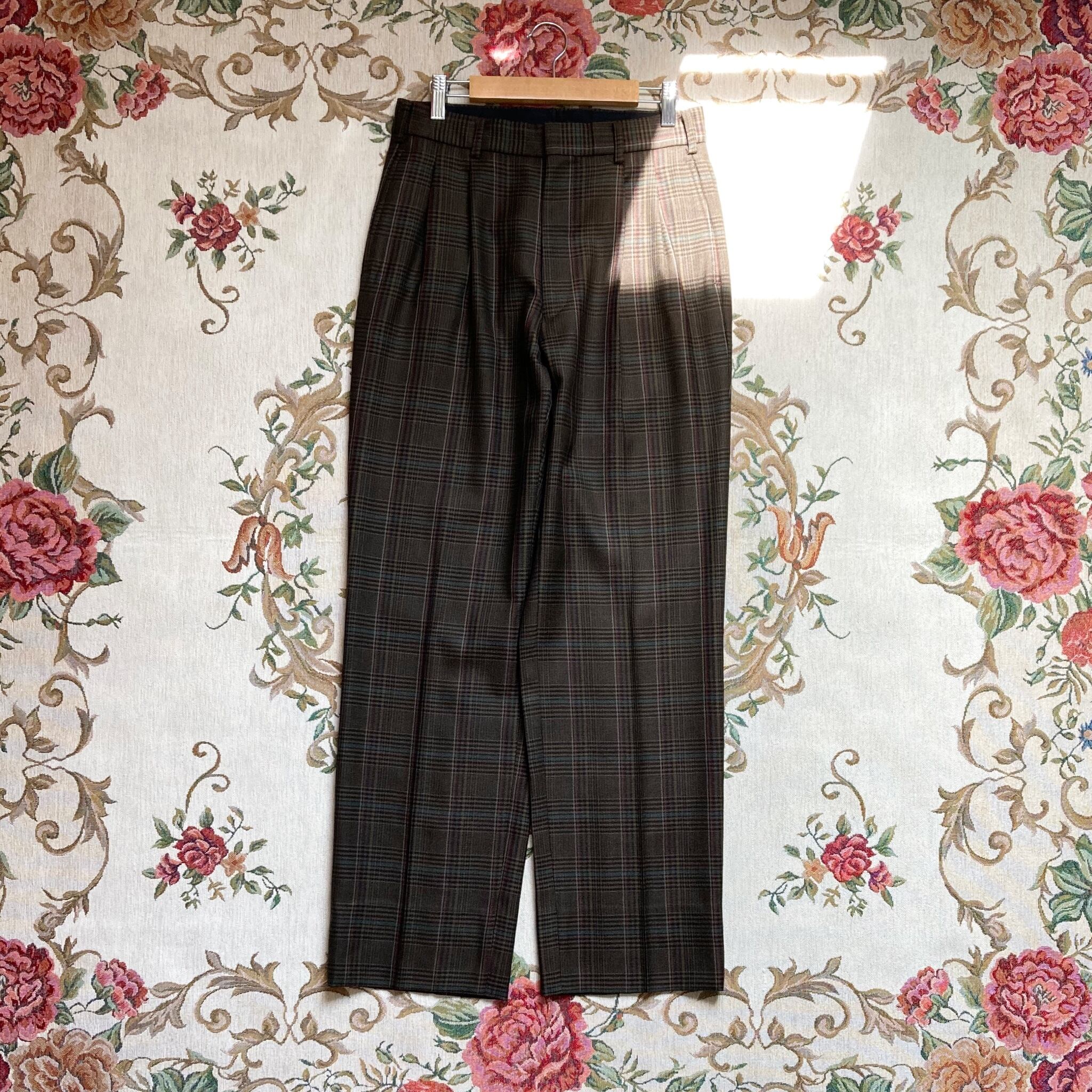 vintage check pants【YouTube着用】