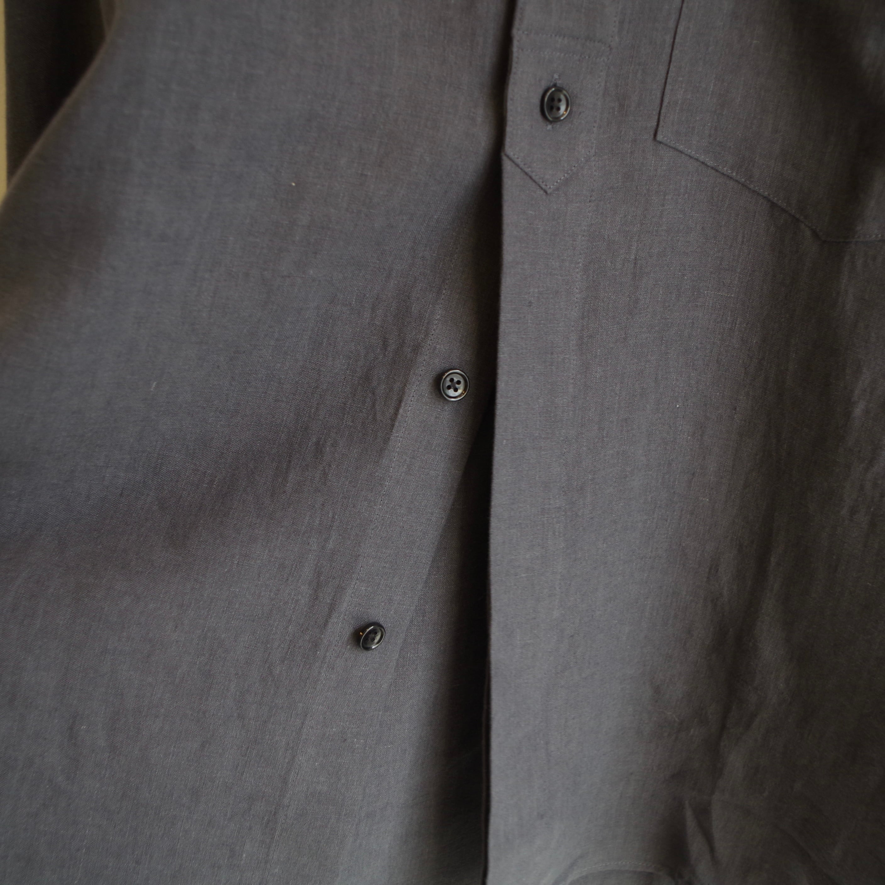 comm.arch. French Linen Lawn B.D. Shirt | 1F Store