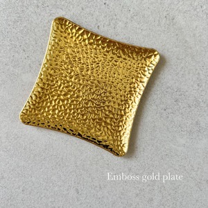 [ BASE限定 ] Emboss gold plate