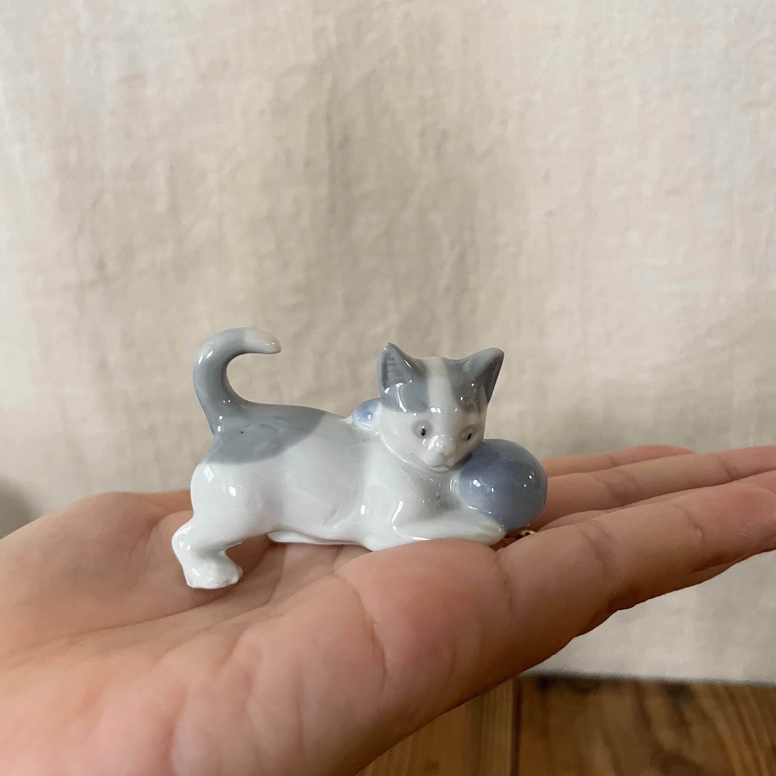 ボールで遊ぶネコ