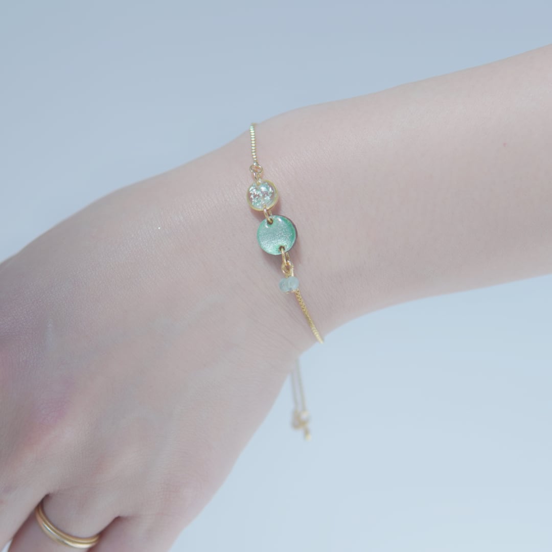 【 Mint Green  】ブレスレット