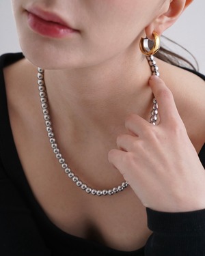 316L Circle chain bracelet【silver】#n145
