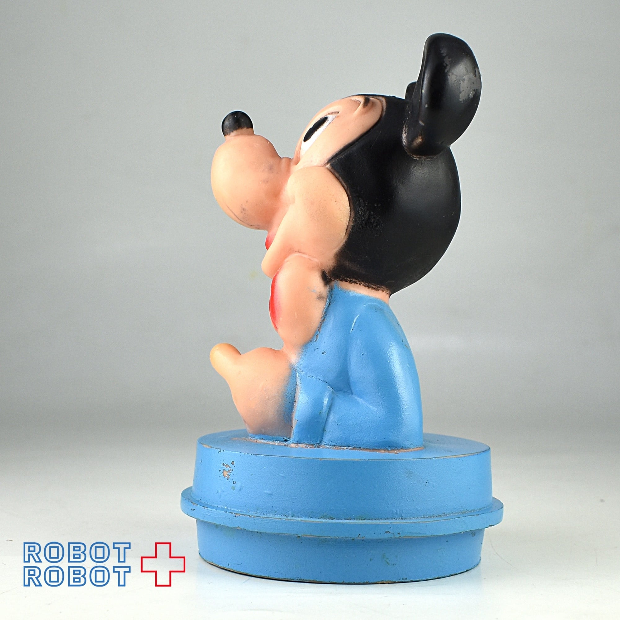 イギリス コンベックス社ミッキーマウス 赤蝶ネクタイ ソフビ人形