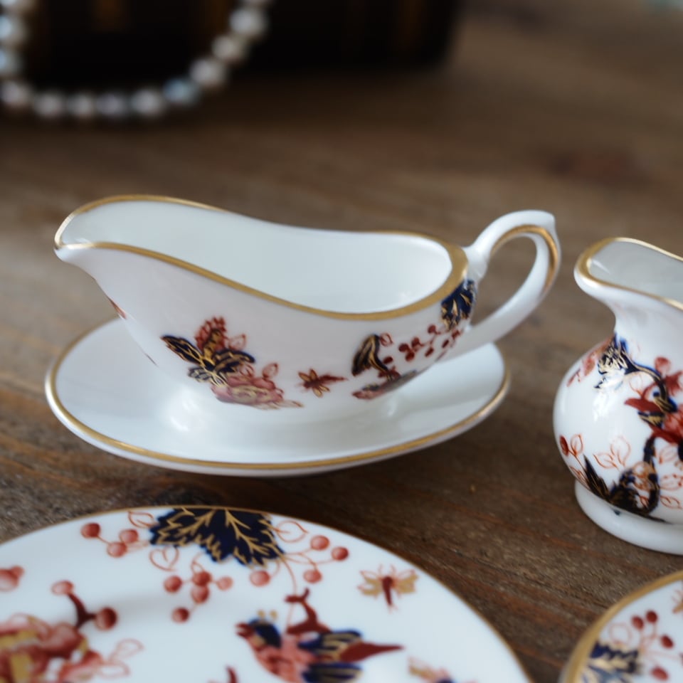 英国Coalport コールポート ミニチュアティーセット 小鳥 花 英国Coalport コールポート ミニチュアティーセット 小鳥 花