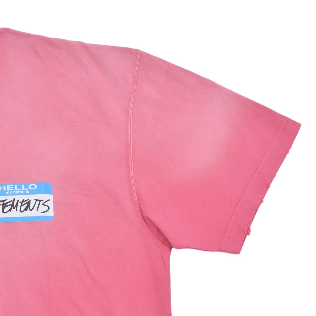 VETEMENTS】MY NAME IS VETEMENTS FADED T-SHIRT | AYIN