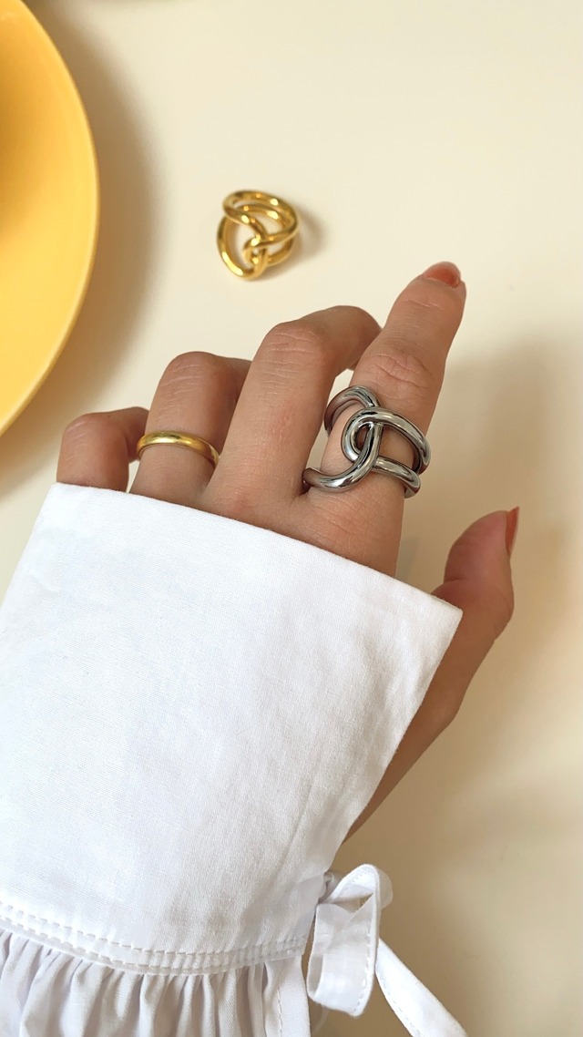 stainless cross  ring