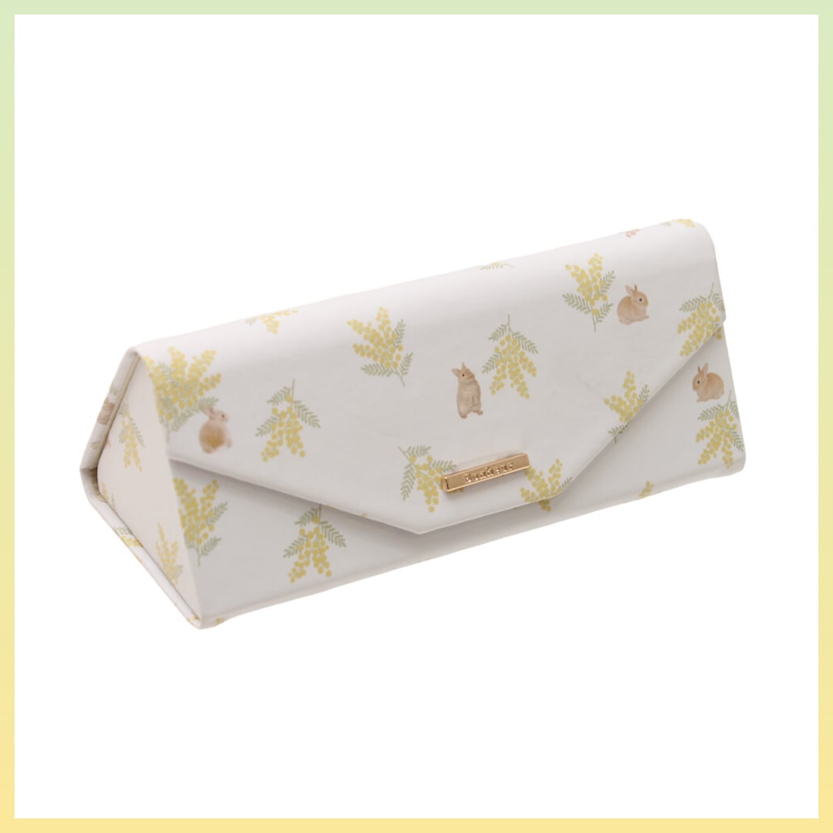 アニマルフルール コンパクトメガネケース うさぎ