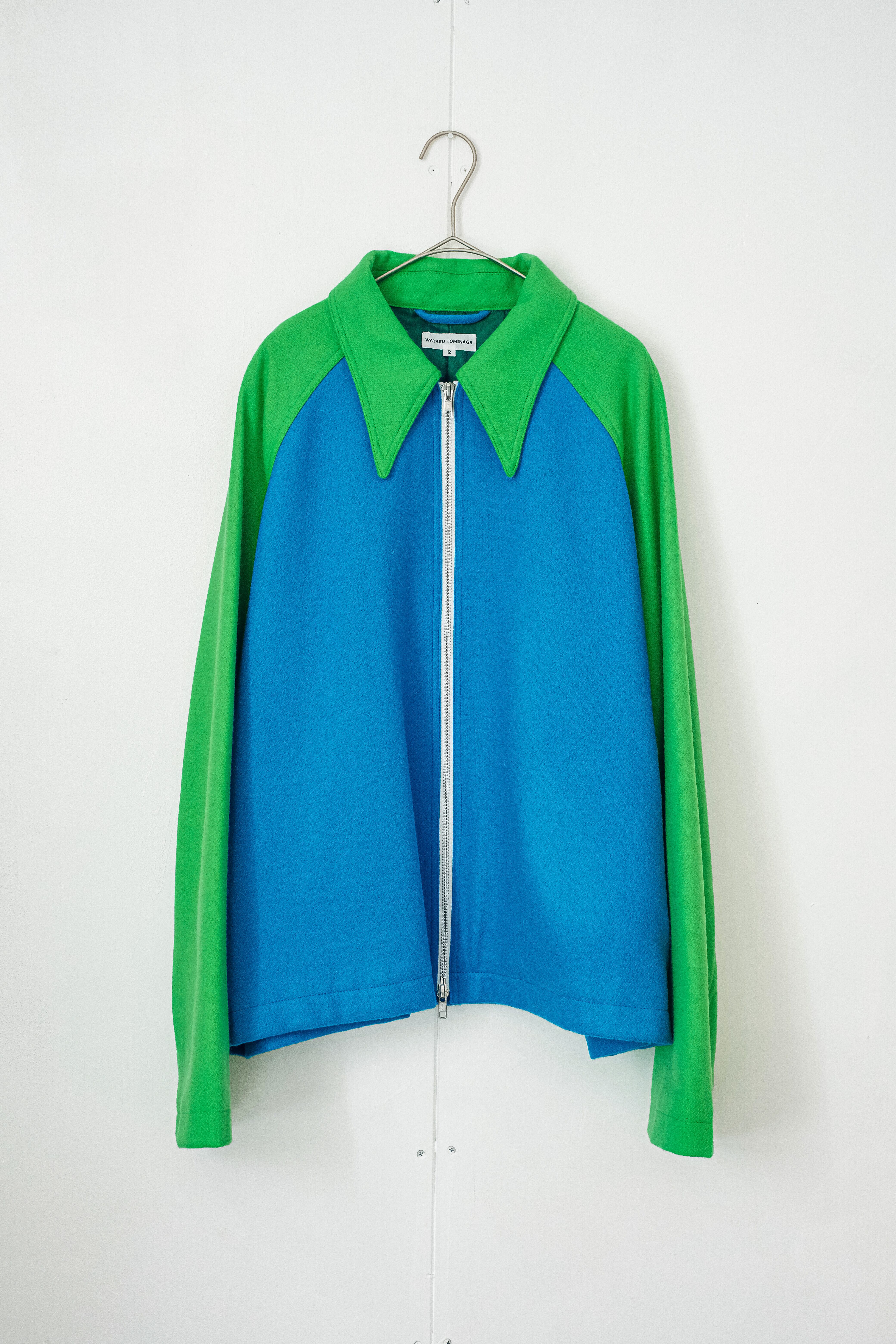 【WATARU TOMINAGA】Bi-Colour Raglan Jacket | puzzle powered by BASE