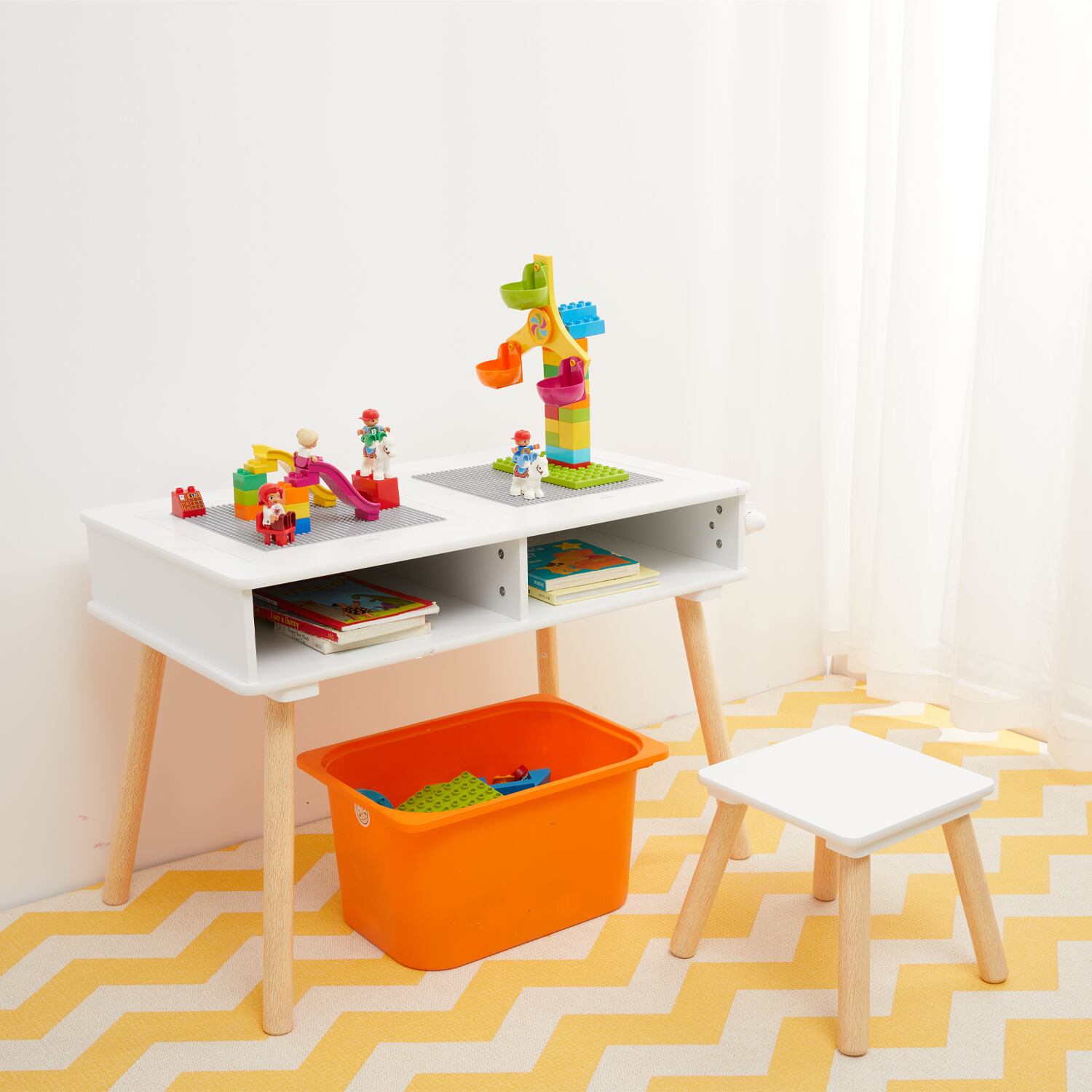 【人気商品】Toffy & Friends 子ども用テーブル 木製 キッズテーブ Toffy & Friends 子ども用テーブル 椅子セット 木製 キッズテーブル