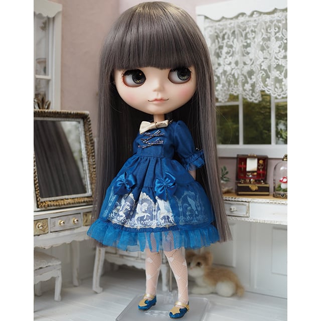 ネオブライス ウィッグ ぱっつんストレート グレイアッシュ 10インチ/ドール Blythe Pulip | Bonbon rouge Doll  wig shop powered by BASE