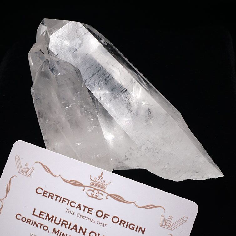 水晶 クラスター 原石 ブラジル ミナスジェライス州 コリント産 レムリアンシード クォーツインクォーツ 証明書付属 282-180