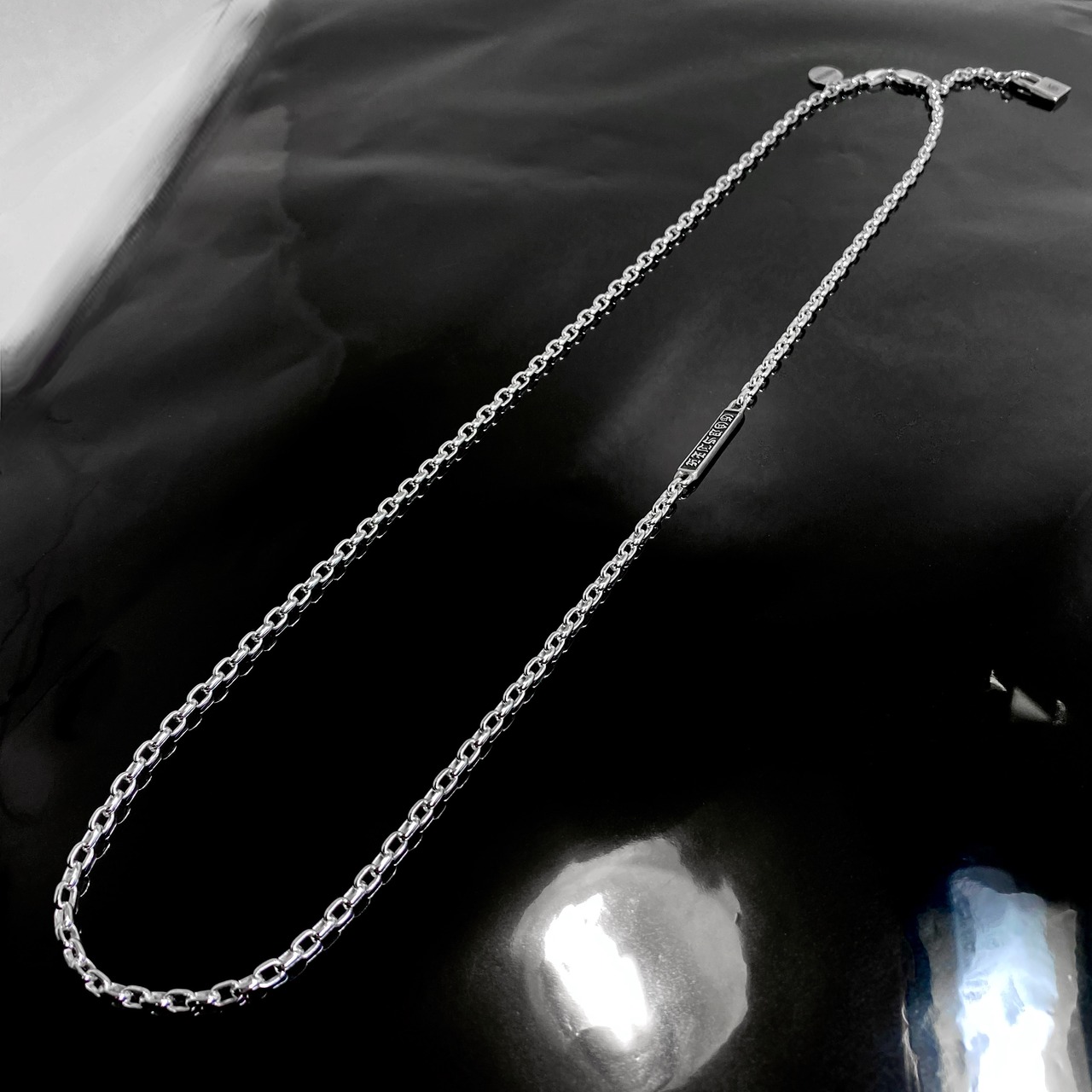 CHAIN NECKLACE #1 with GODSIZE® I.D. TAG 70 / ゴッドサイズ® #1 I.D.タグネックレスチェーン70