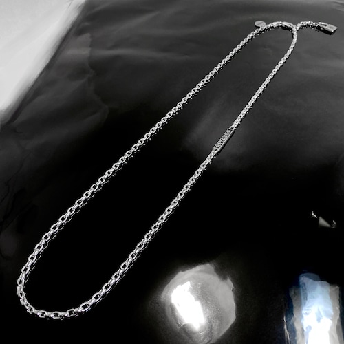 CHAIN NECKLACE #1 with GODSIZE® I.D. TAG long / ゴッドサイズ® I.D.タグネックレスチェーン#1ロング