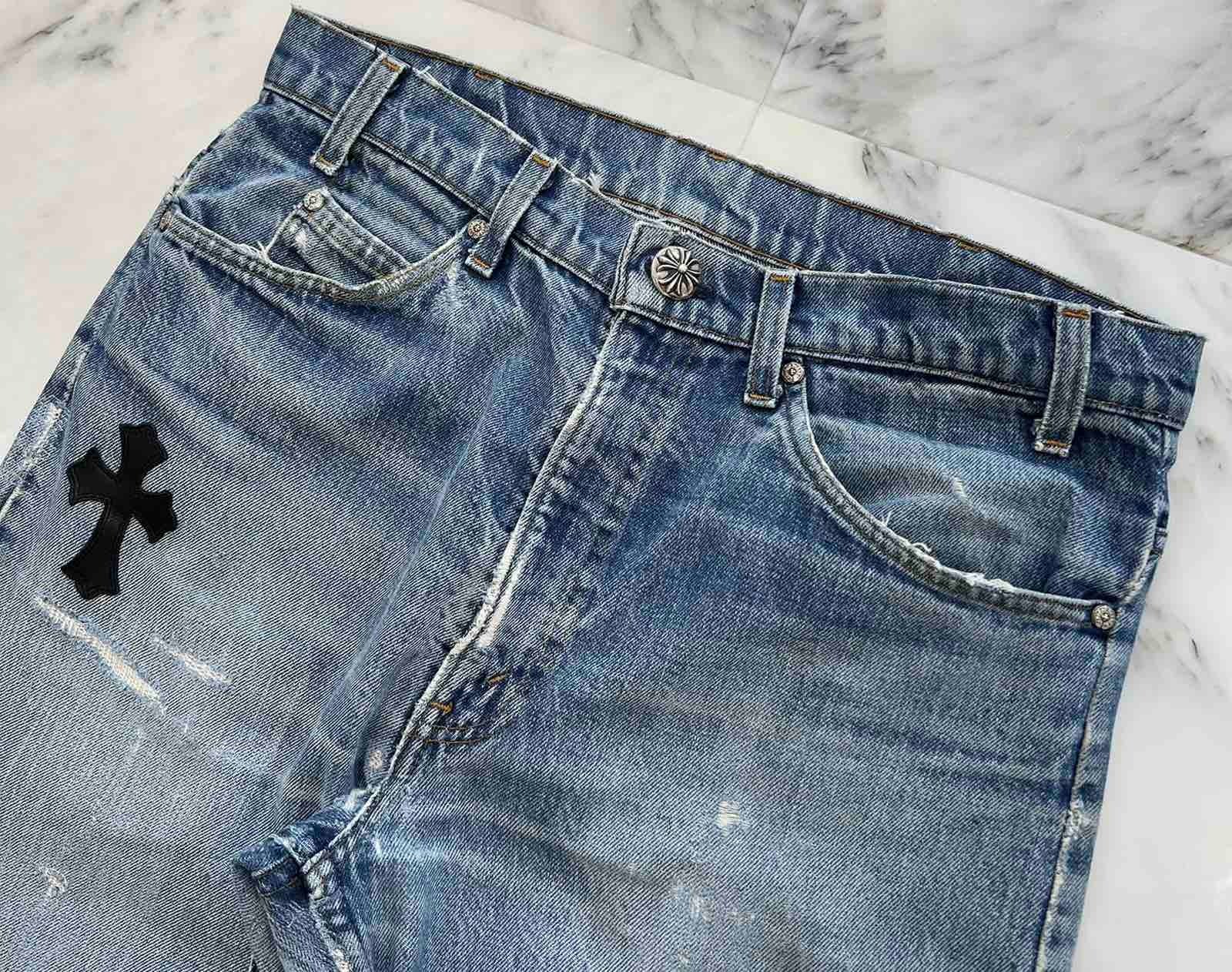 CHROME HEARTS クロムハーツ × リーバイス ヴィンテージ クロスレザー